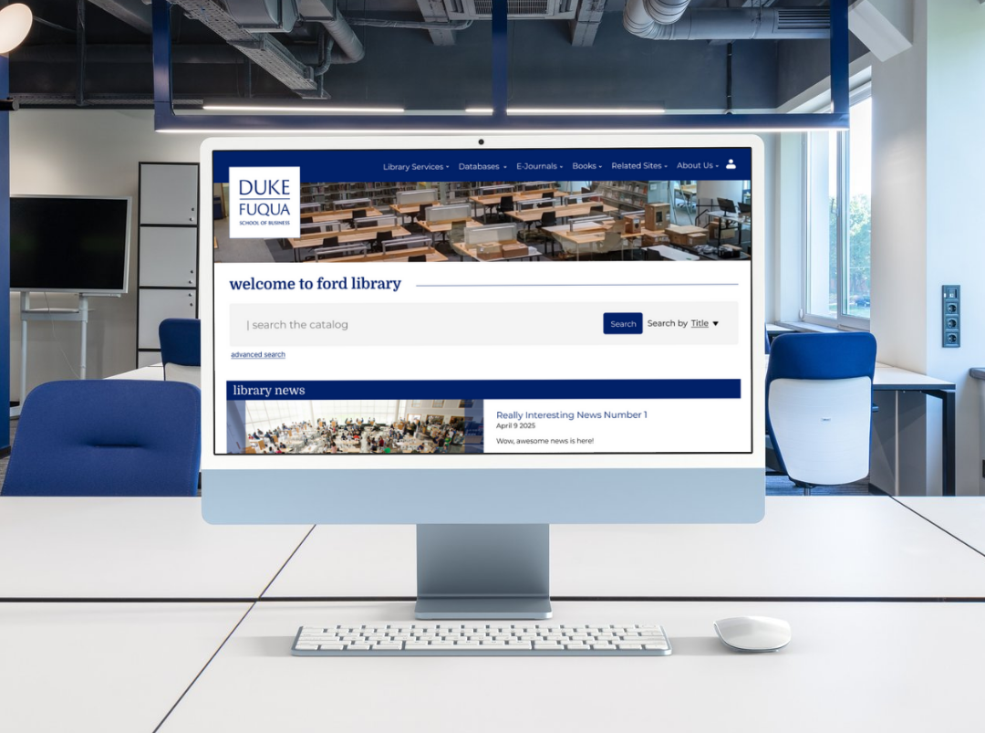 Duke Fuqua Library Redesign