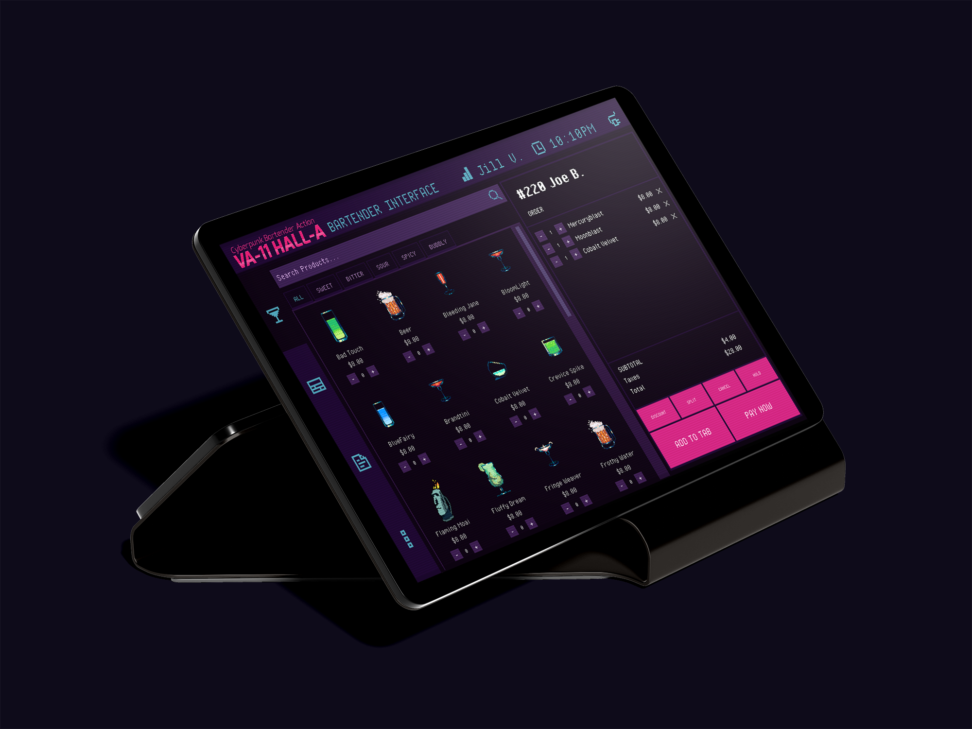 VA-11 Hall-A POS Interface